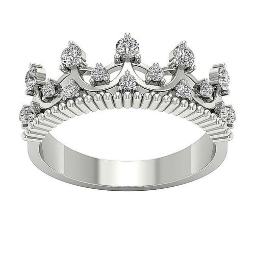 Anello fidanzamento corona - di,