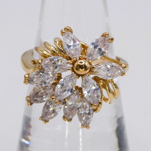 Anello donna vintage placcato