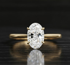 Anello diamante moizannite