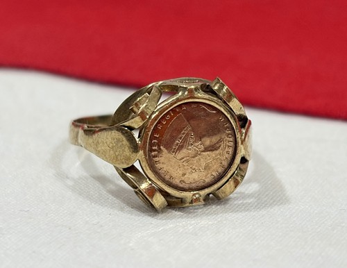 Anello vintage oro giallo - vintage,