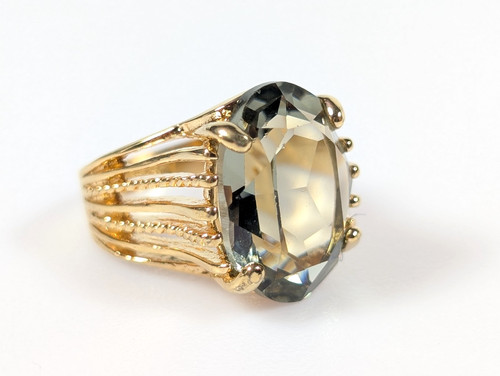 Anello cocktail vintage - , ovale