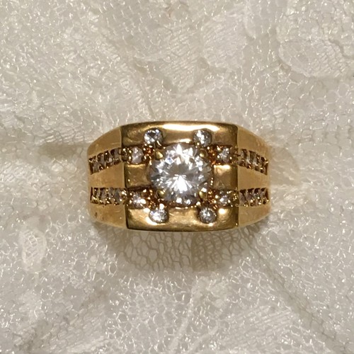 Anello vintage lind placcato - anello,