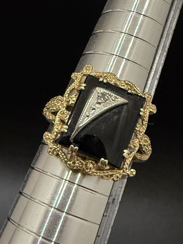 Anello vintage oro 14k trc - oro,