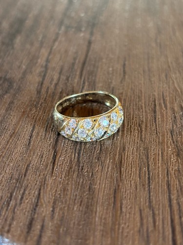 Anello vintage oro sterling