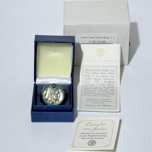 Anello bradford exchange testa - anello,