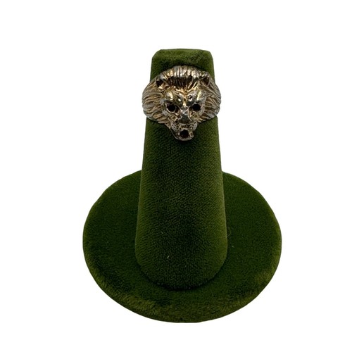 Anello vintage testa - di, leone