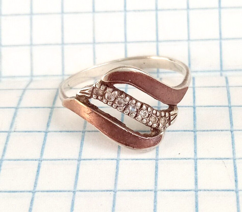 Anello vintage pietre - , bianche